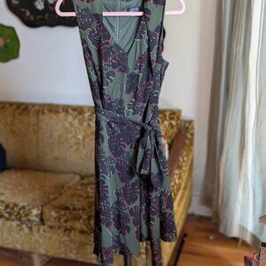 Arthur S. Levine Tahari Monstera Leaf Dress Size 12